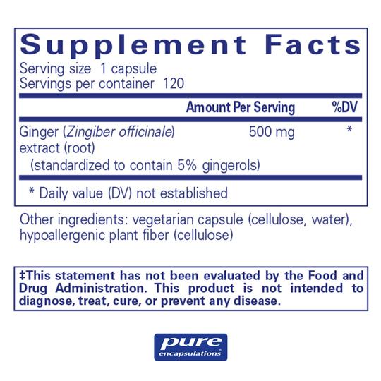 Ginger Extract 120 caps