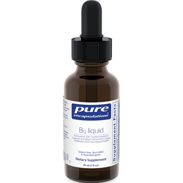 B12 Liquid, Methylcobalamin 1,000mcg/ml, 30ml