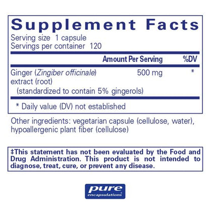 Ginger Extract 120 caps