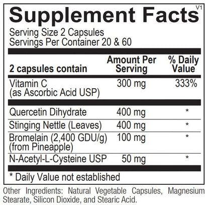 Natural D-Hist 120 caps